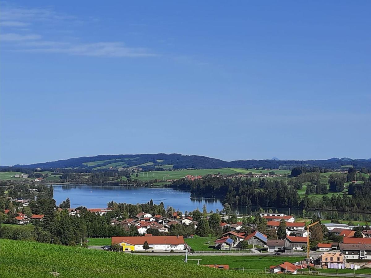 Ferienwohnung in Lechbruck am See im schönen Allgäu, nahe Füssen nur 300 m vom See Exterior foto